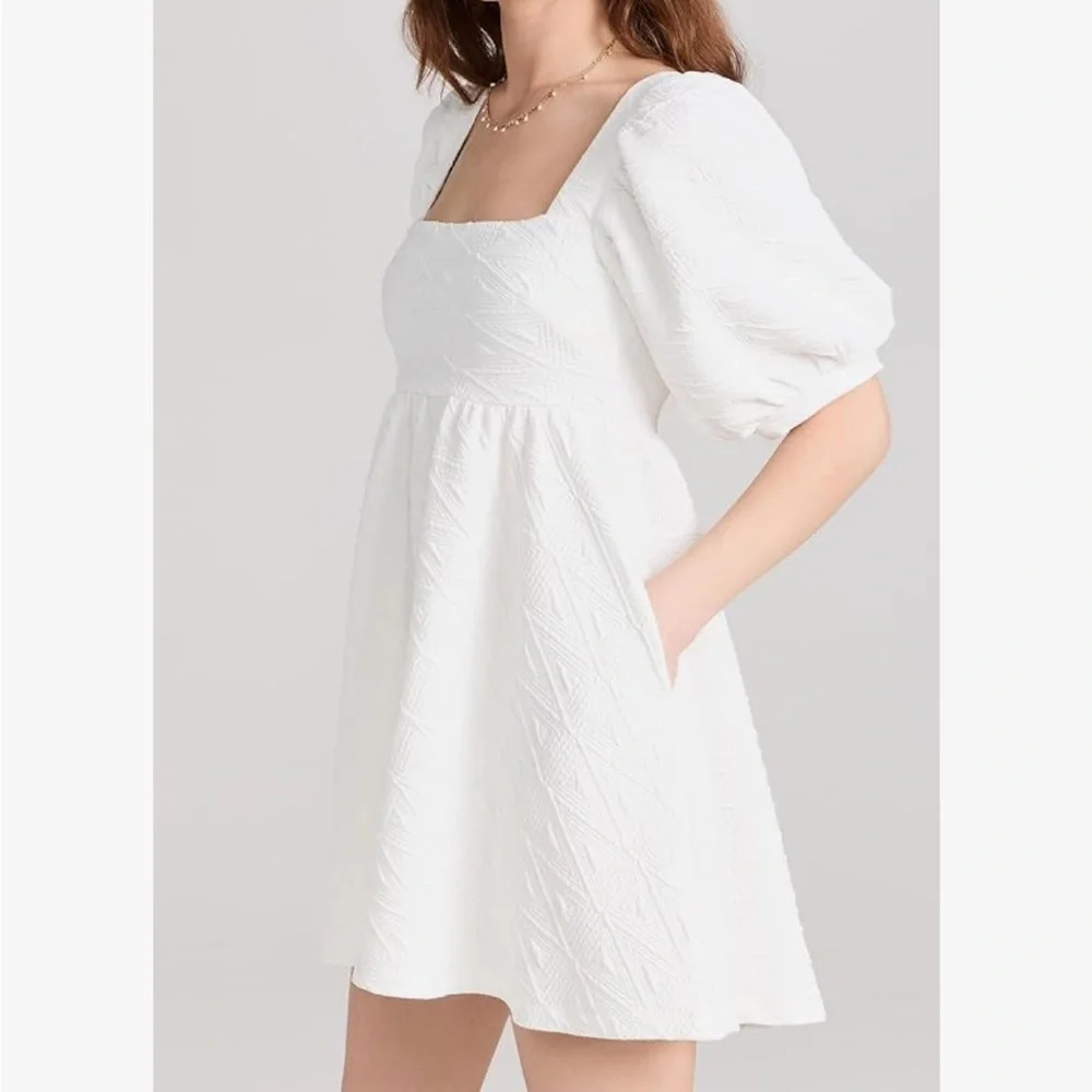 Free People Violet Mini Ivory Dress Size Small